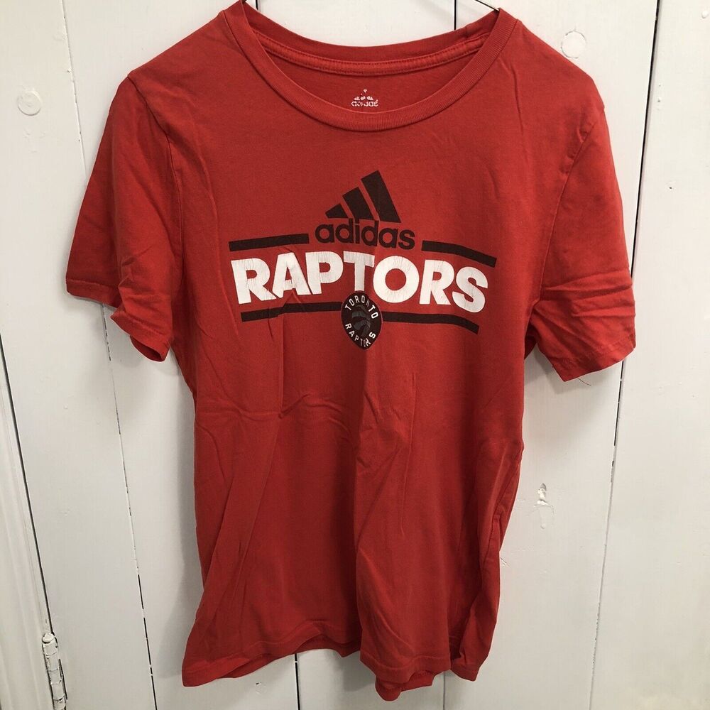 Adidas Toronto Raptors Big Logo Youth T-Shirt Red Size L